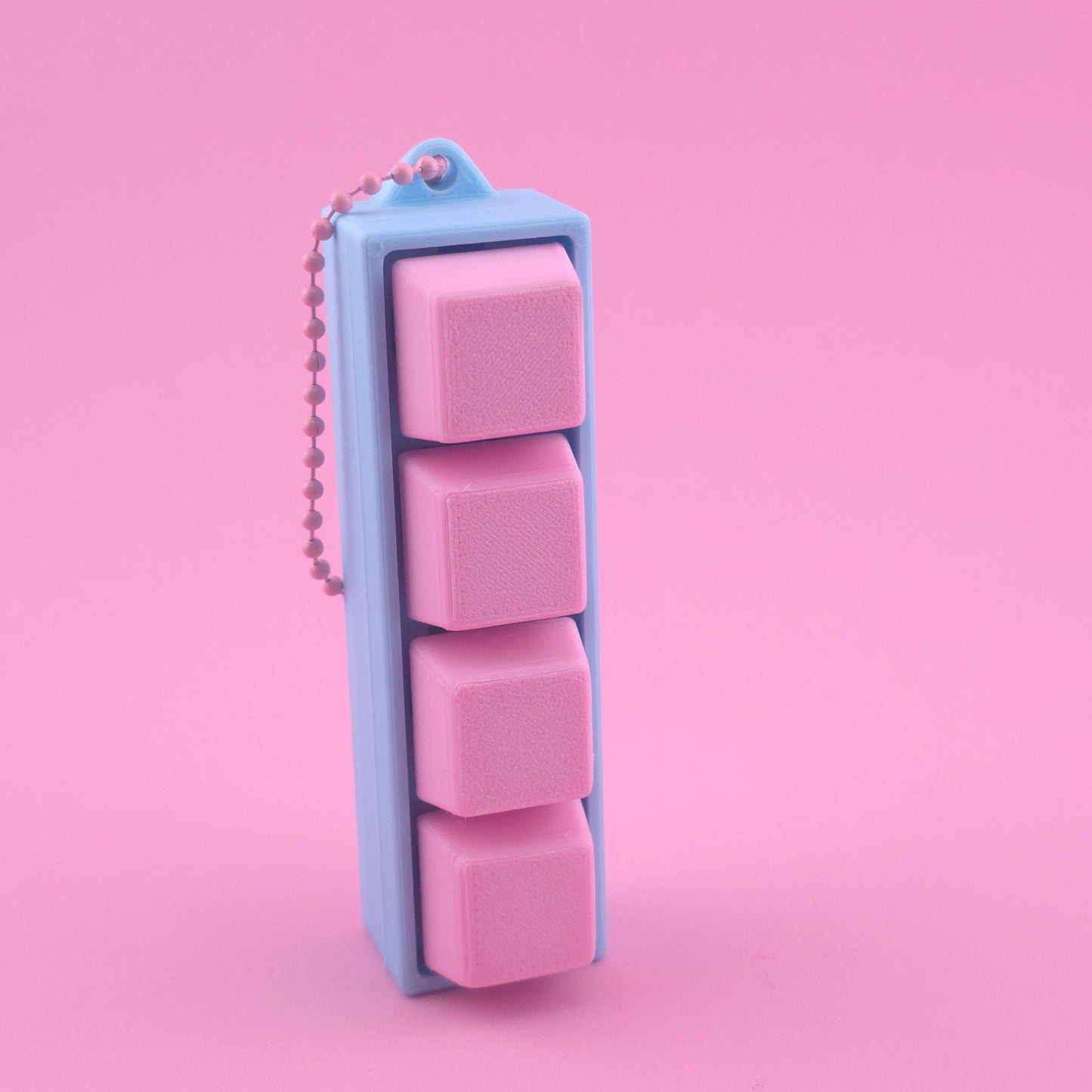 Fidget Clicker, Keyboard Clicker - Blue & Pink