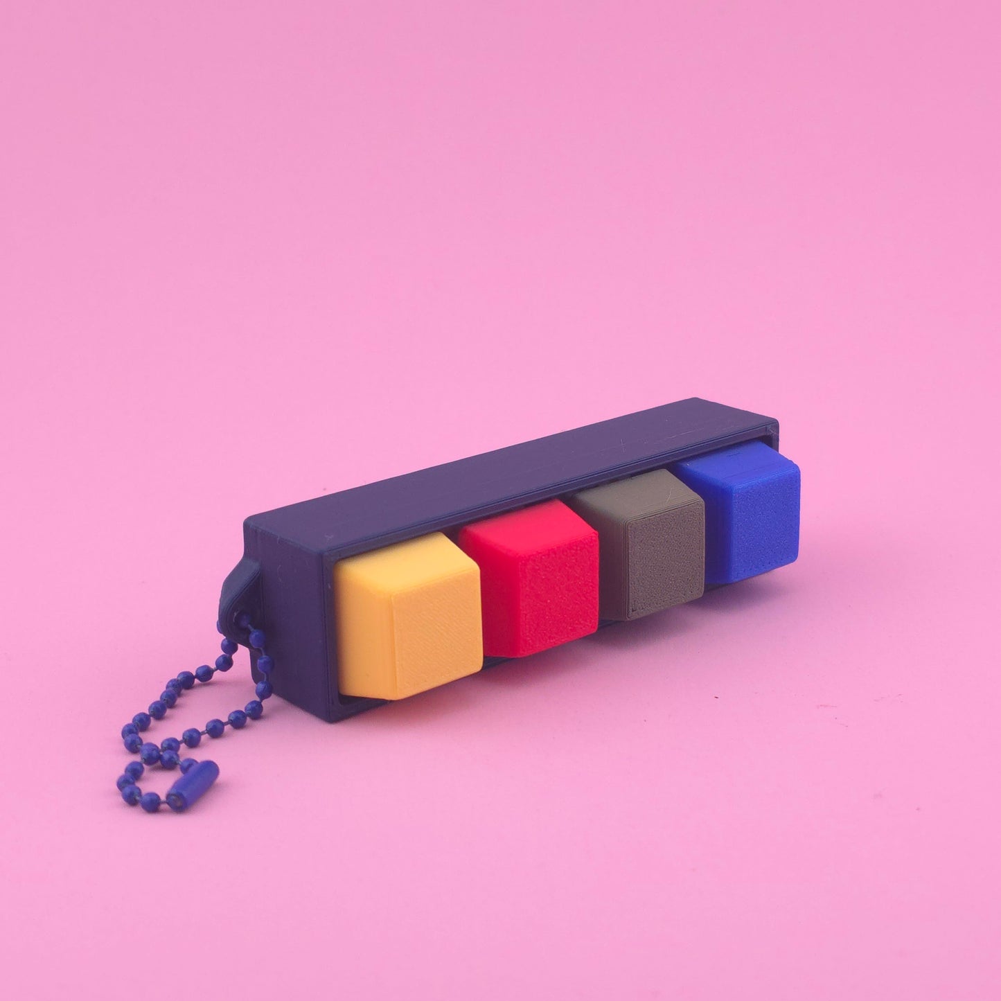 Fidget Clicker, Keyboard Clicker - Blue, Red, Green, Yellow and Dark Blue