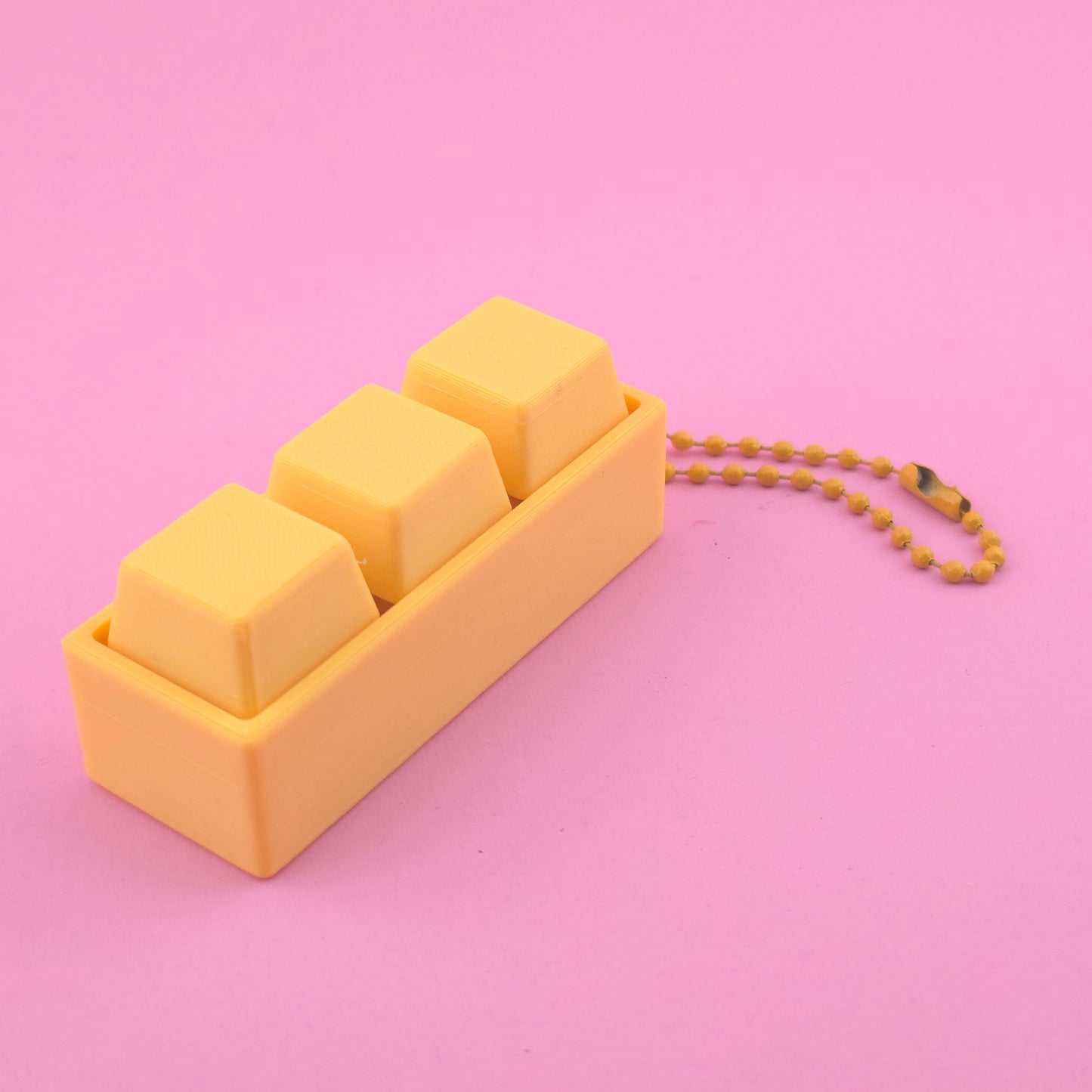 Fidget Clicker, Keyboard Clicker - Yellow