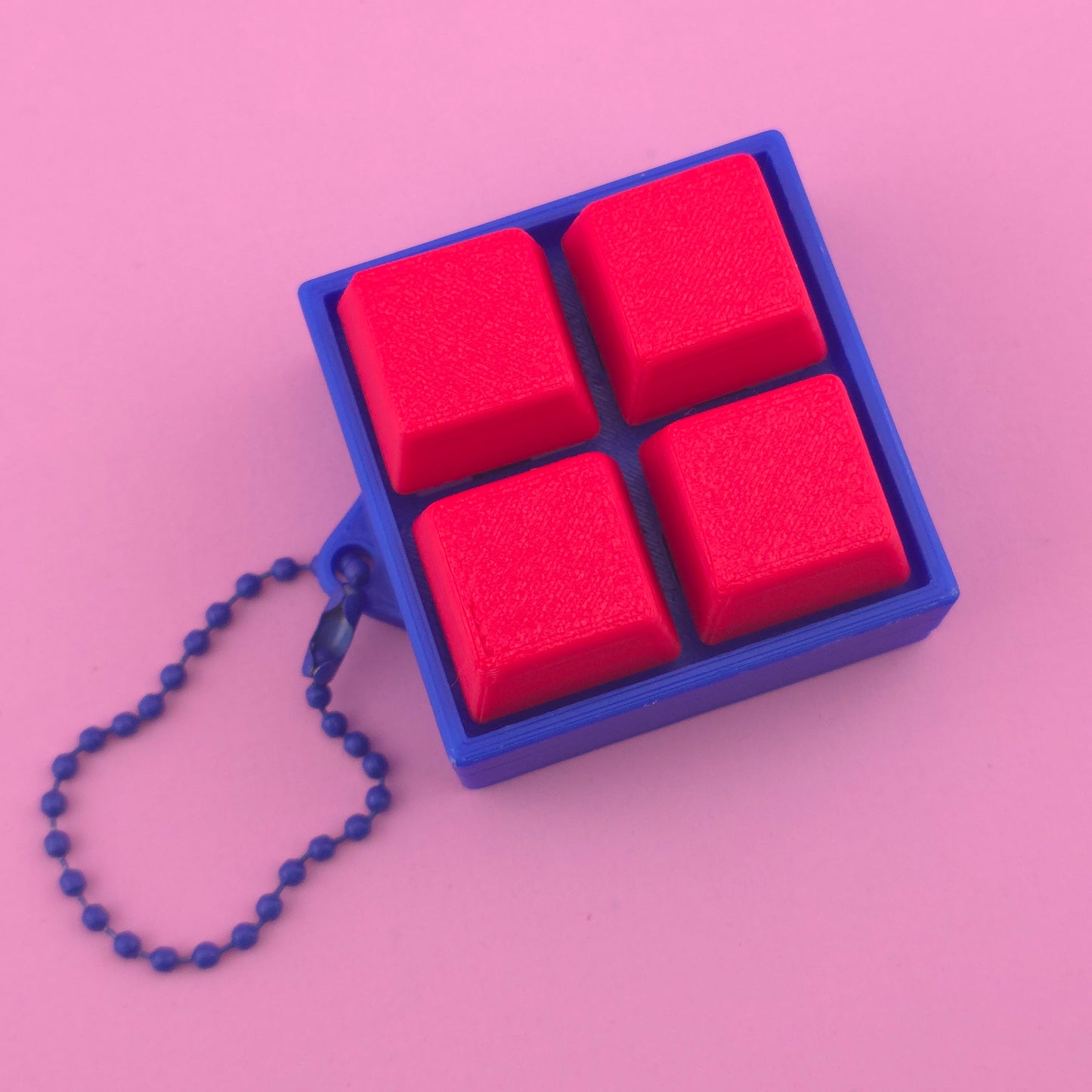 Fidget Clicker, Keyboard Clicker - Blue & Red