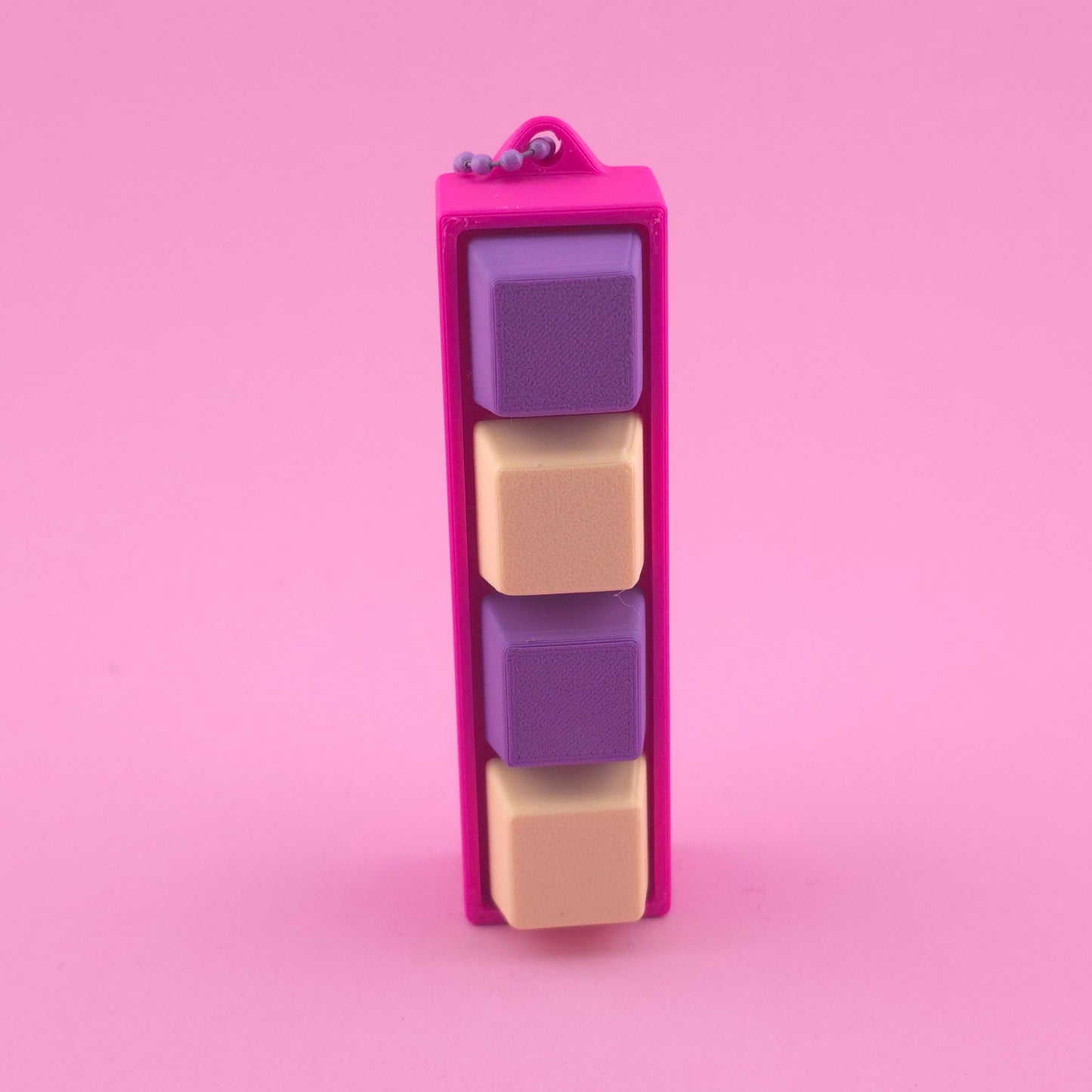 Fidget Clicker, Keyboard Clicker - Pink, Yellow and Purple