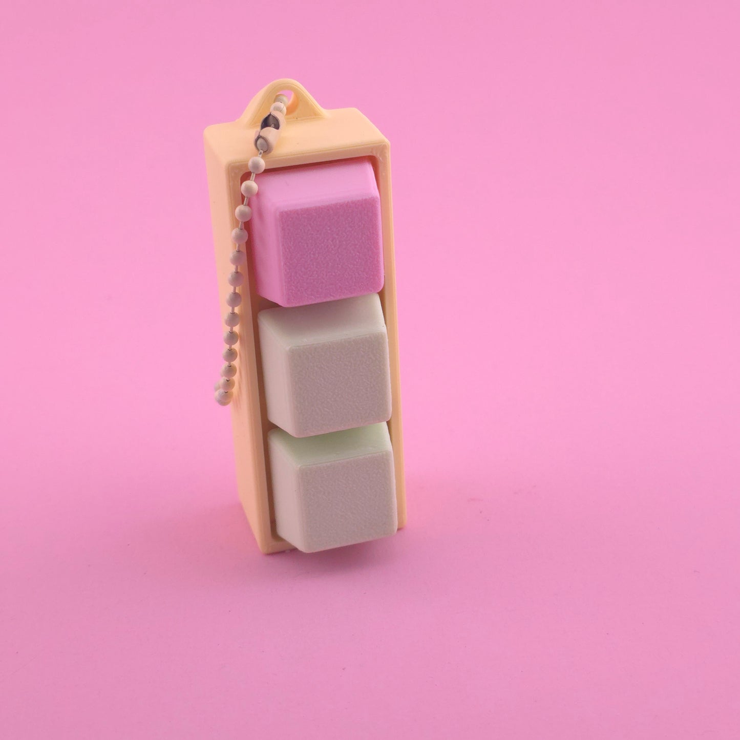 Fidget Clicker, Keyboard Clicker - Yellow, Green and Pink