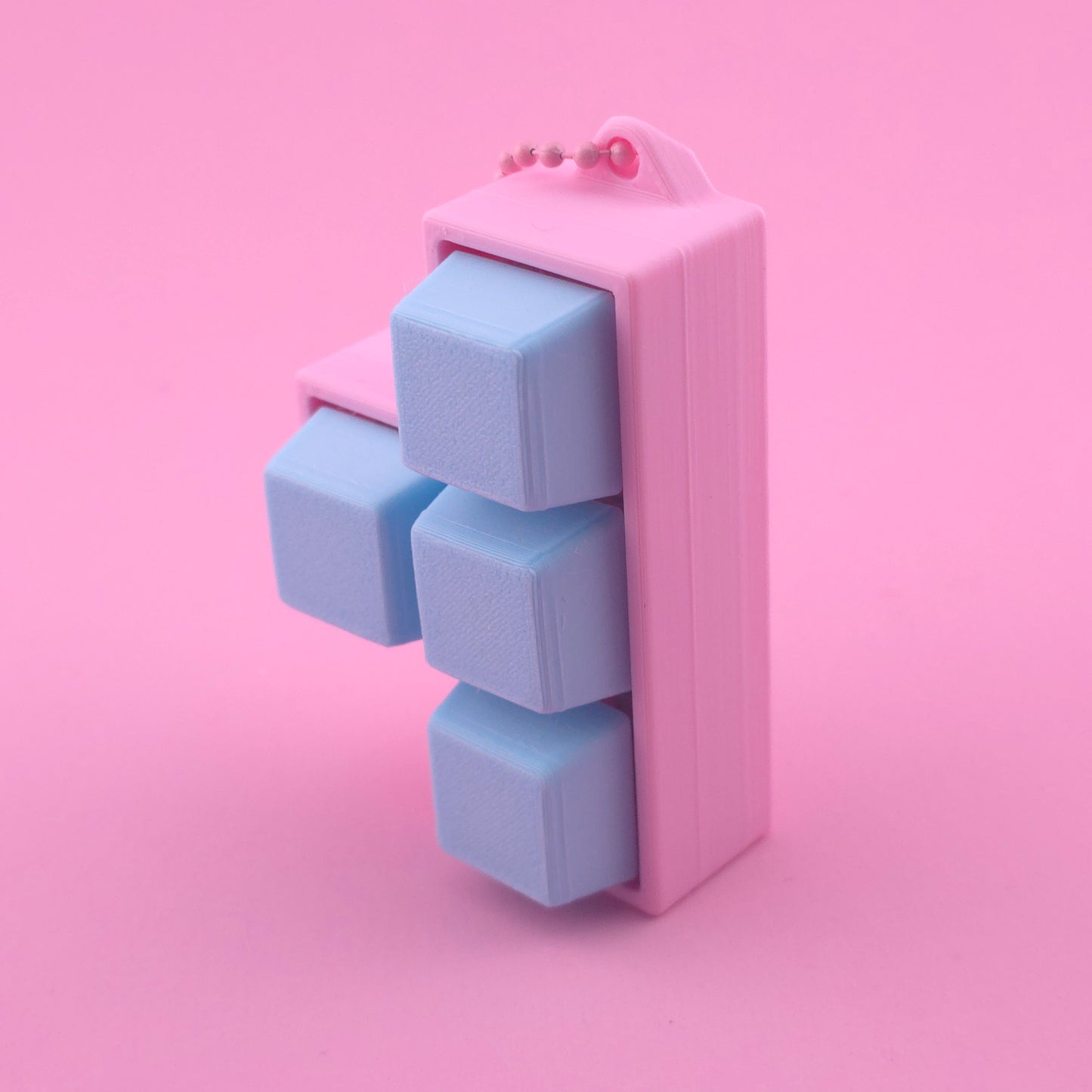 Fidget Clicker, Keyboard Clicker - Pink & Blue