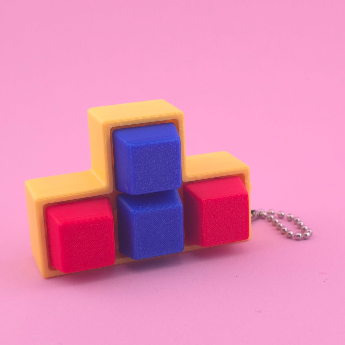 Fidget Clicker, Keyboard Clicker - Yellow, Blue and Red