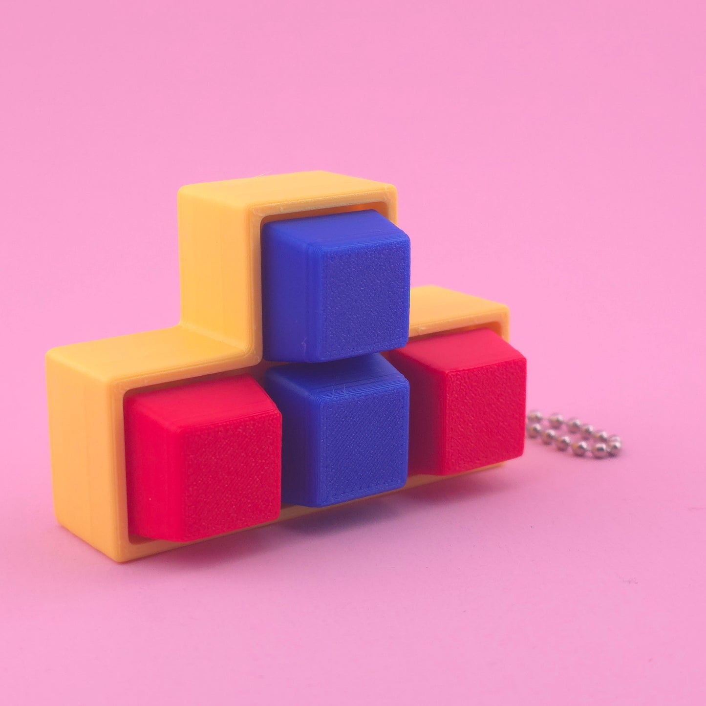 Fidget Clicker, Keyboard Clicker - Yellow, Blue and Red