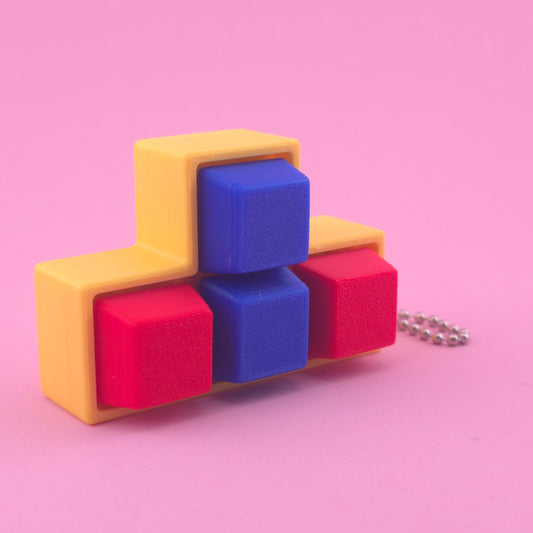 Fidget Clicker, Keyboard Clicker - Yellow, Blue and Red