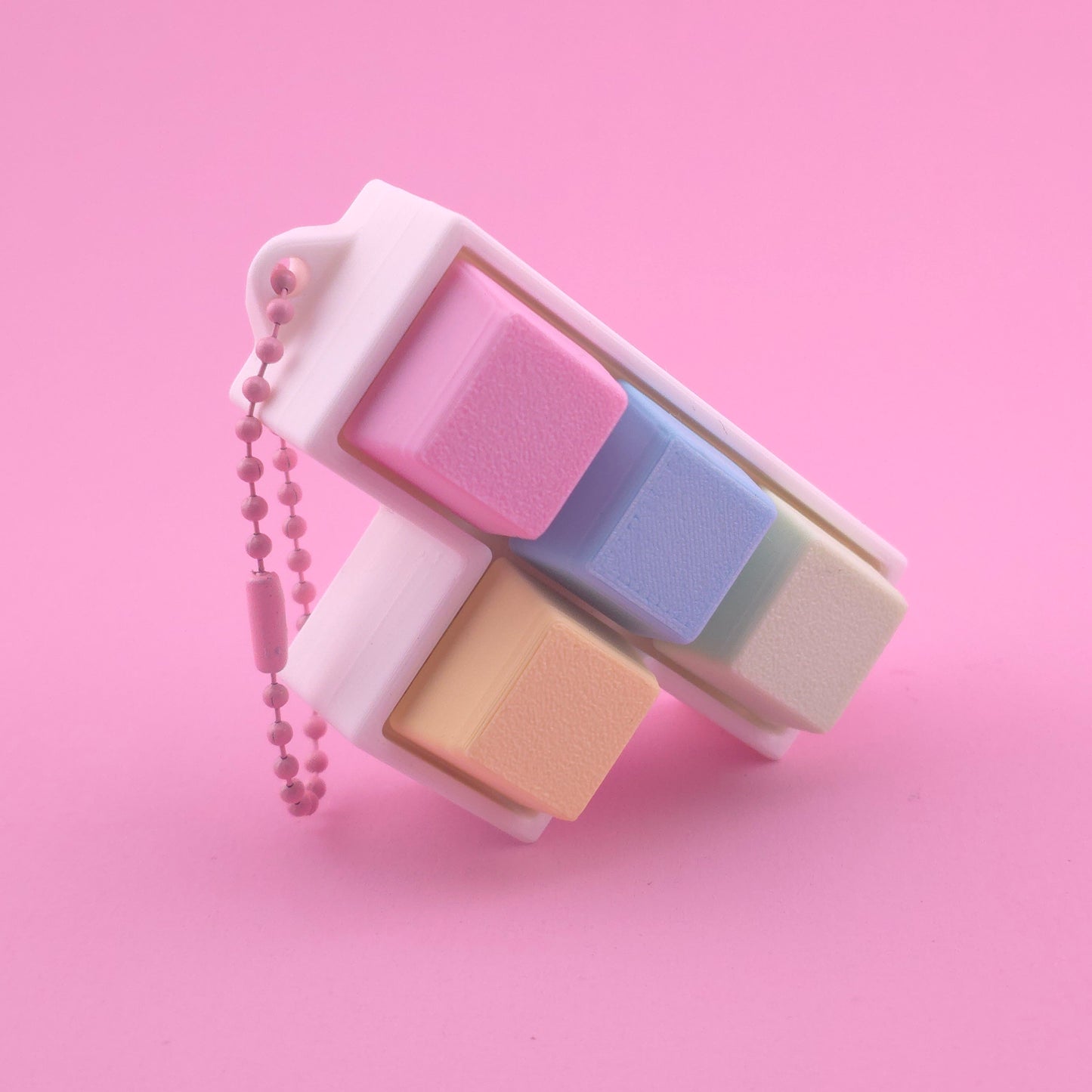 Fidget Clicker, Keyboard Clicker White and multi coloured