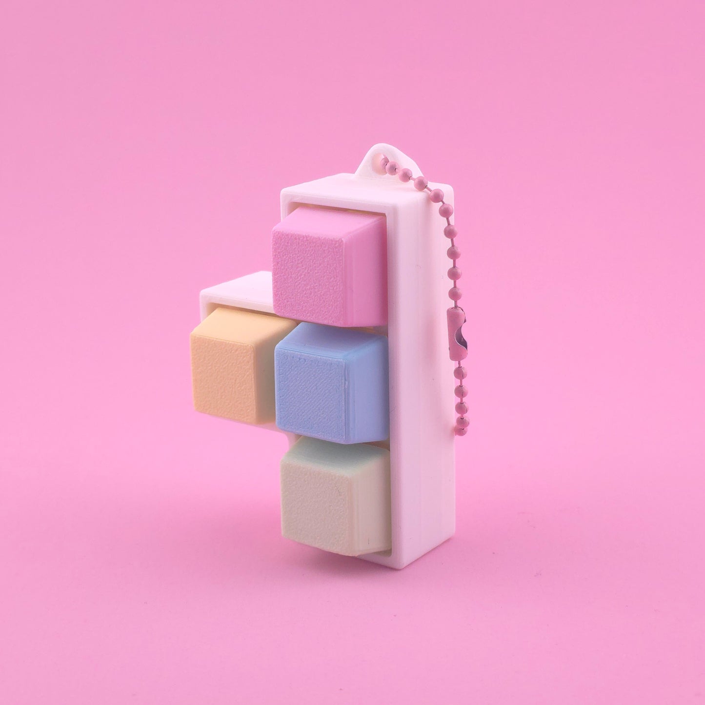 Fidget Clicker, Keyboard Clicker White and multi coloured