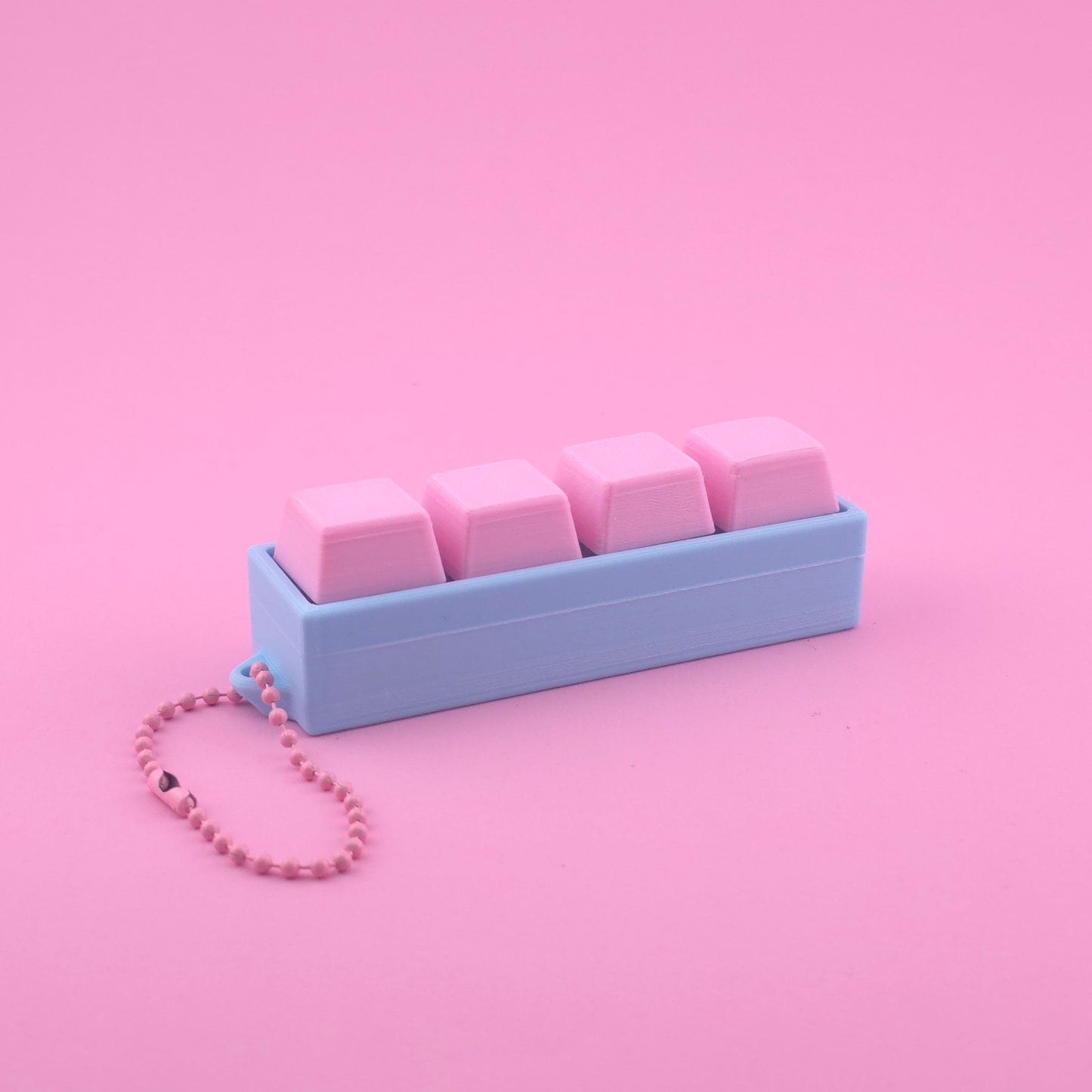 Fidget Clicker, Keyboard Clicker - Blue & Pink