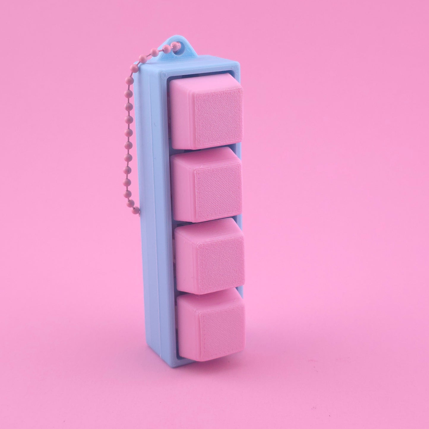 Fidget Clicker, Keyboard Clicker - Blue & Pink