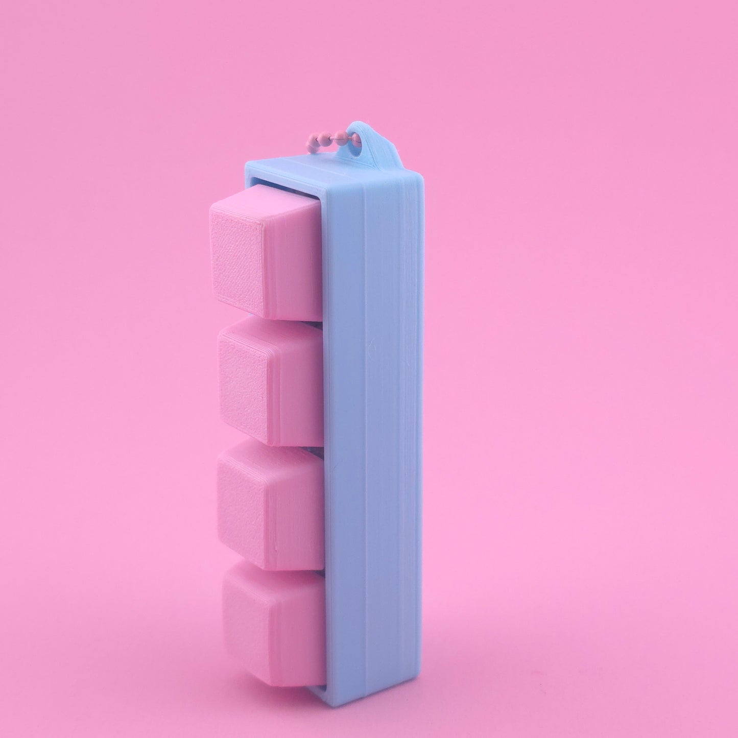 Fidget Clicker, Keyboard Clicker - Blue & Pink