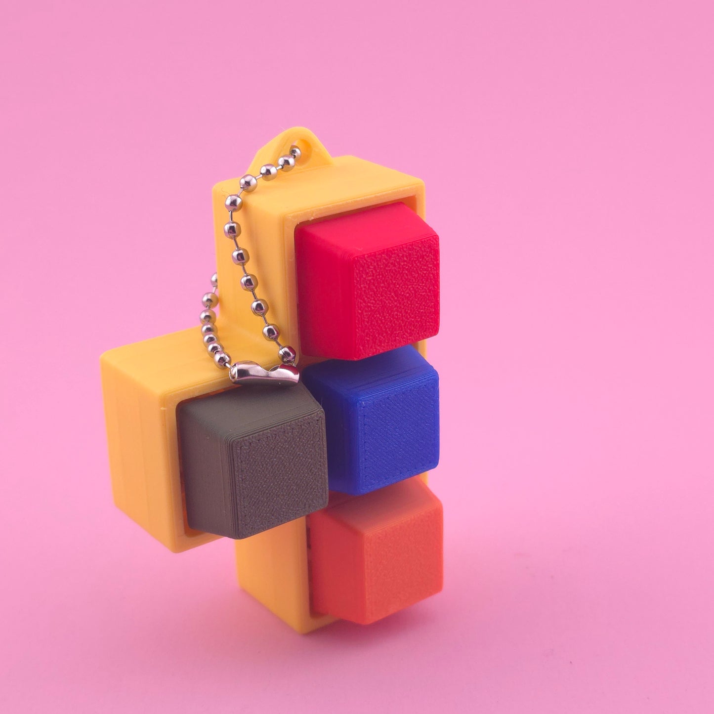 Fidget Clicker, Keyboard Clicker - Yellow Multi