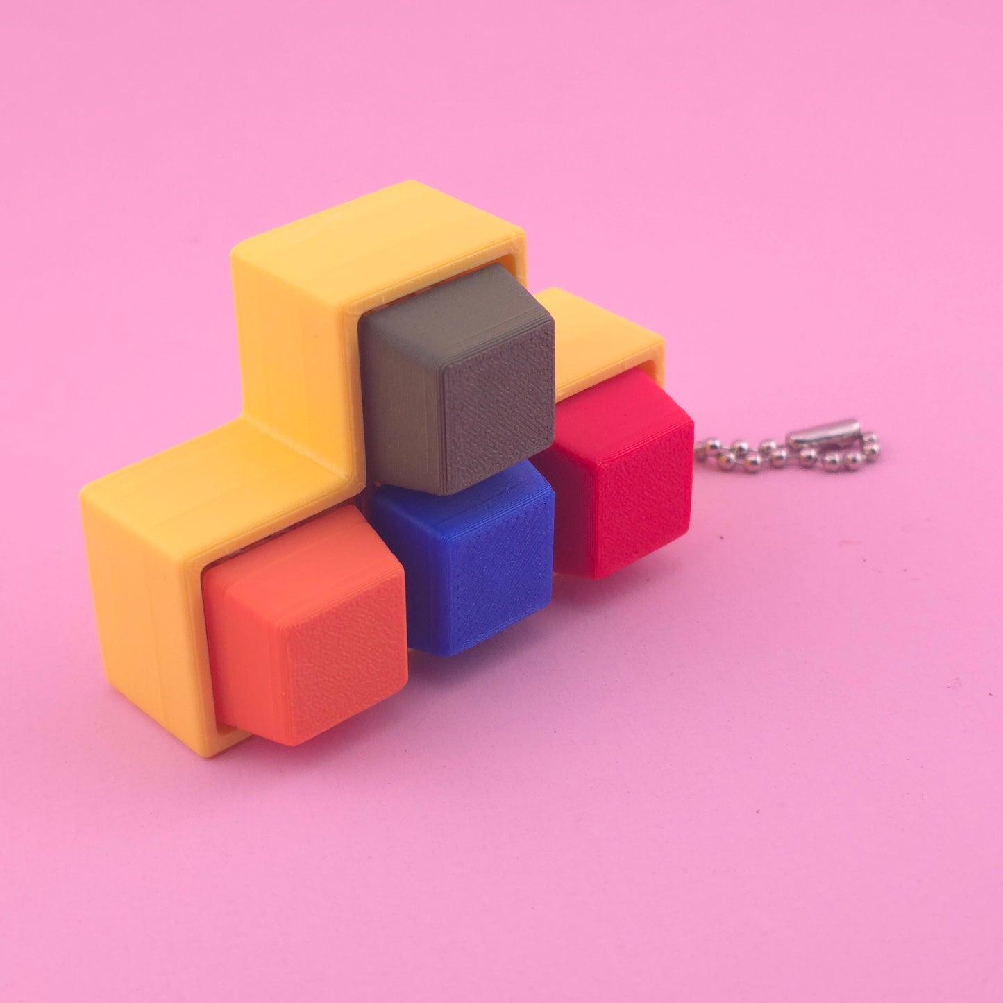 Fidget Clicker, Keyboard Clicker - Yellow Multi