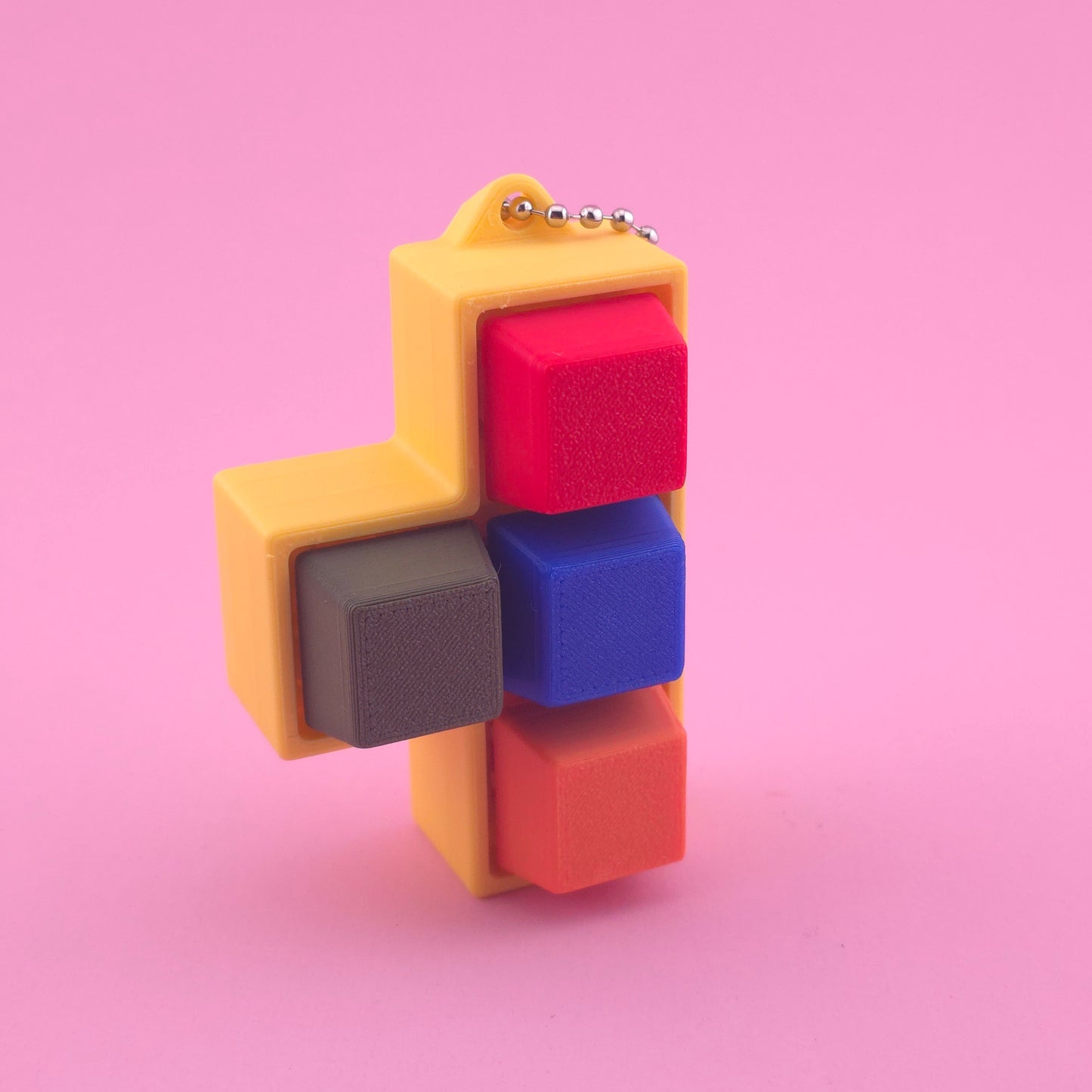 Fidget Clicker, Keyboard Clicker - Yellow Multi