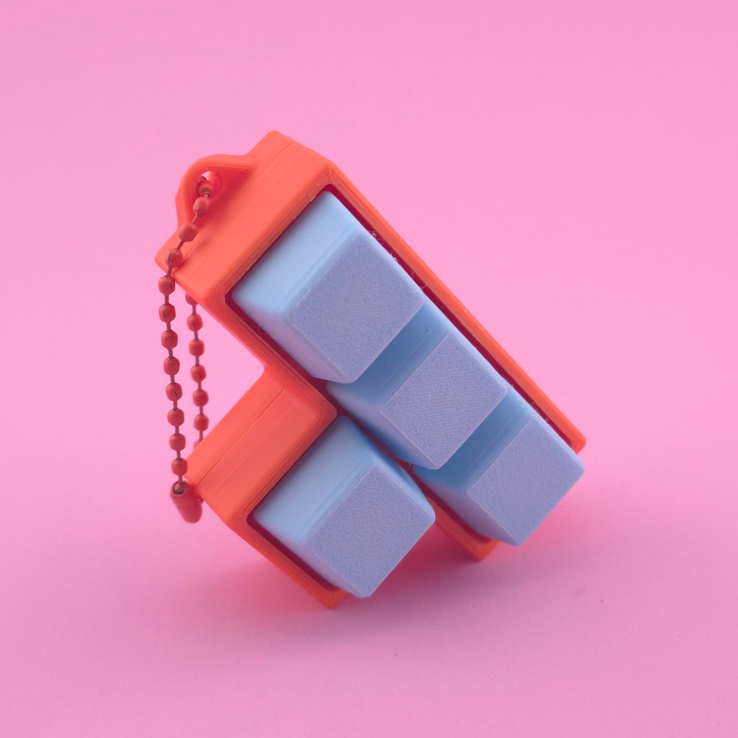 Fidget Clicker, Keyboard Clicker - Orange & Blue