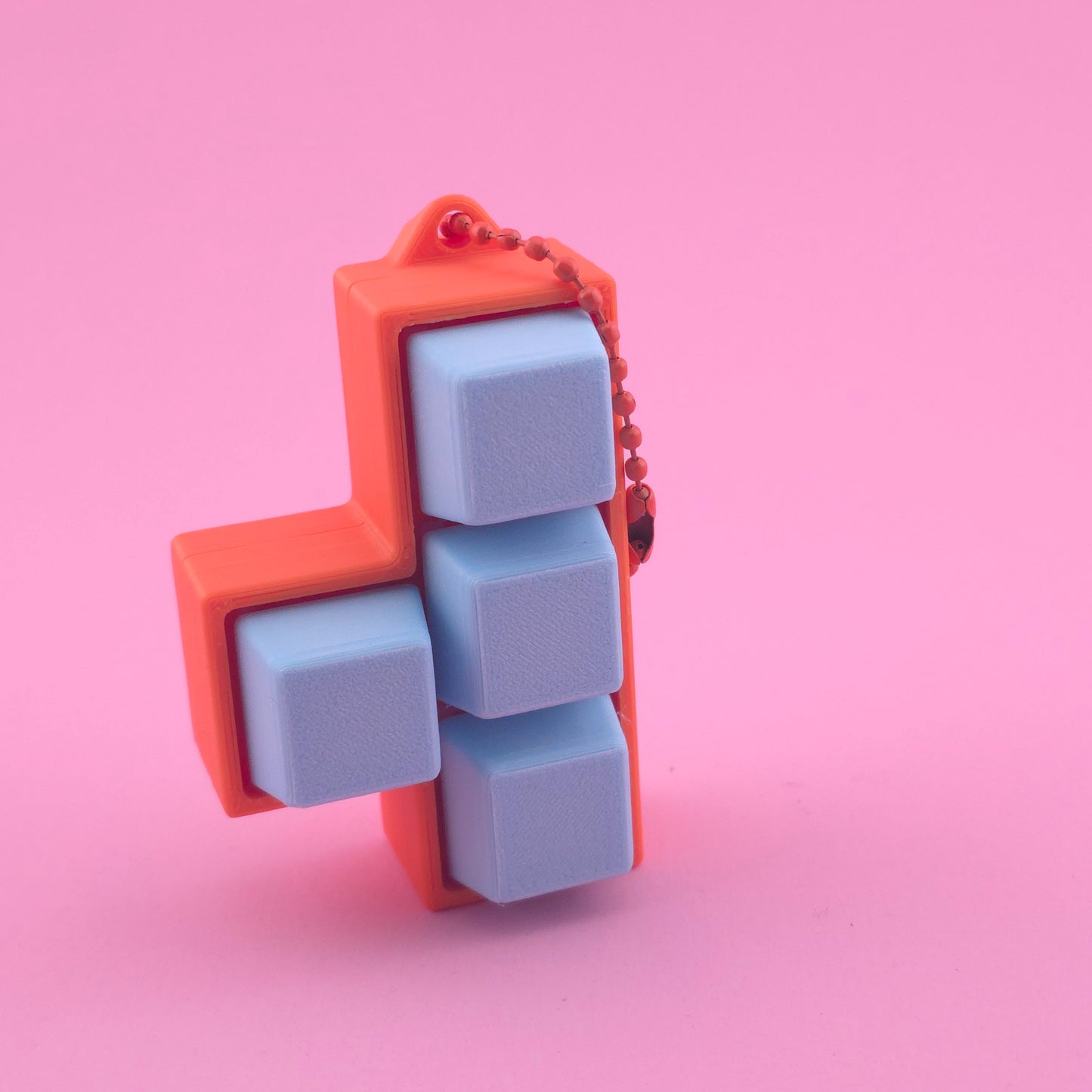 Fidget Clicker, Keyboard Clicker - Orange & Blue