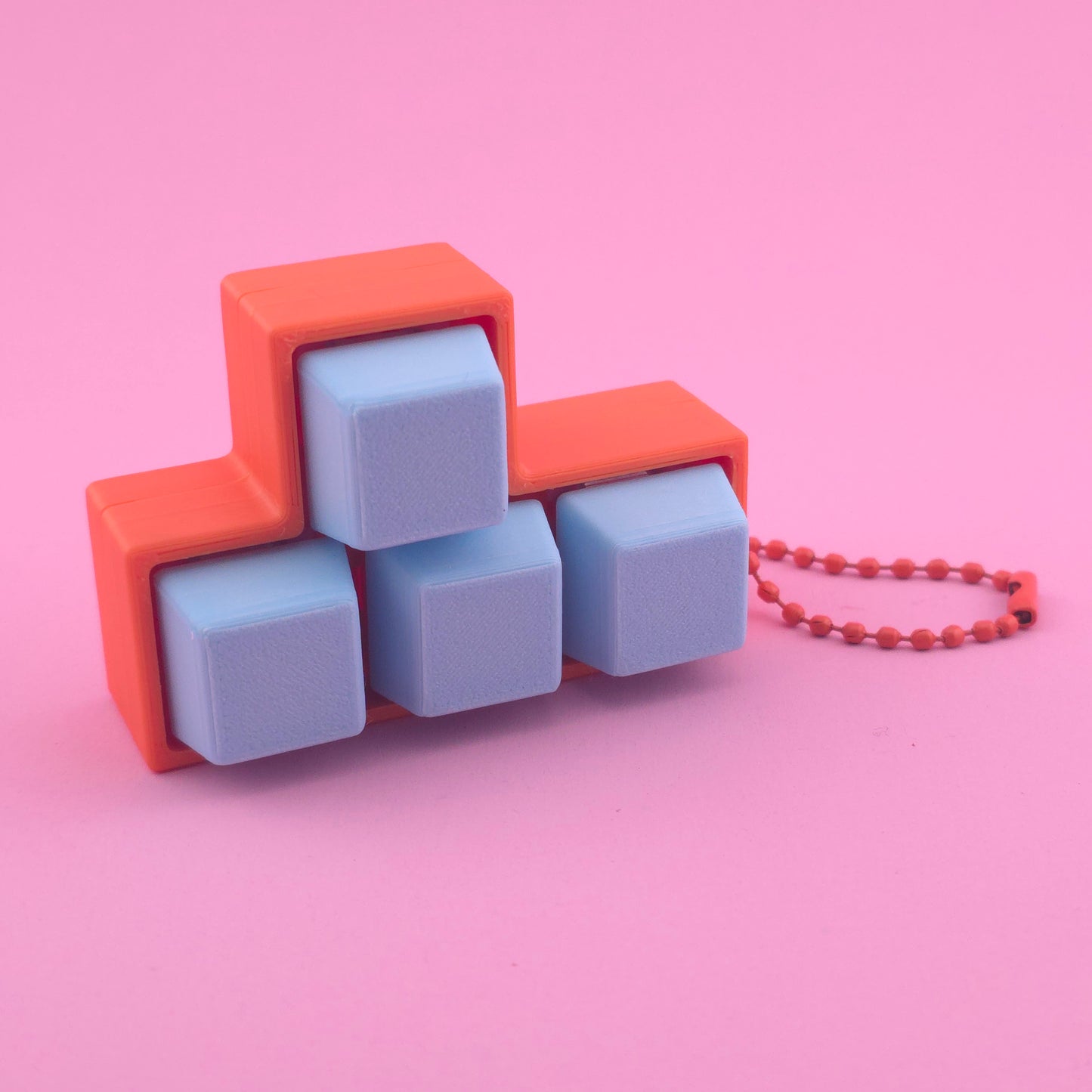Fidget Clicker, Keyboard Clicker - Orange & Blue