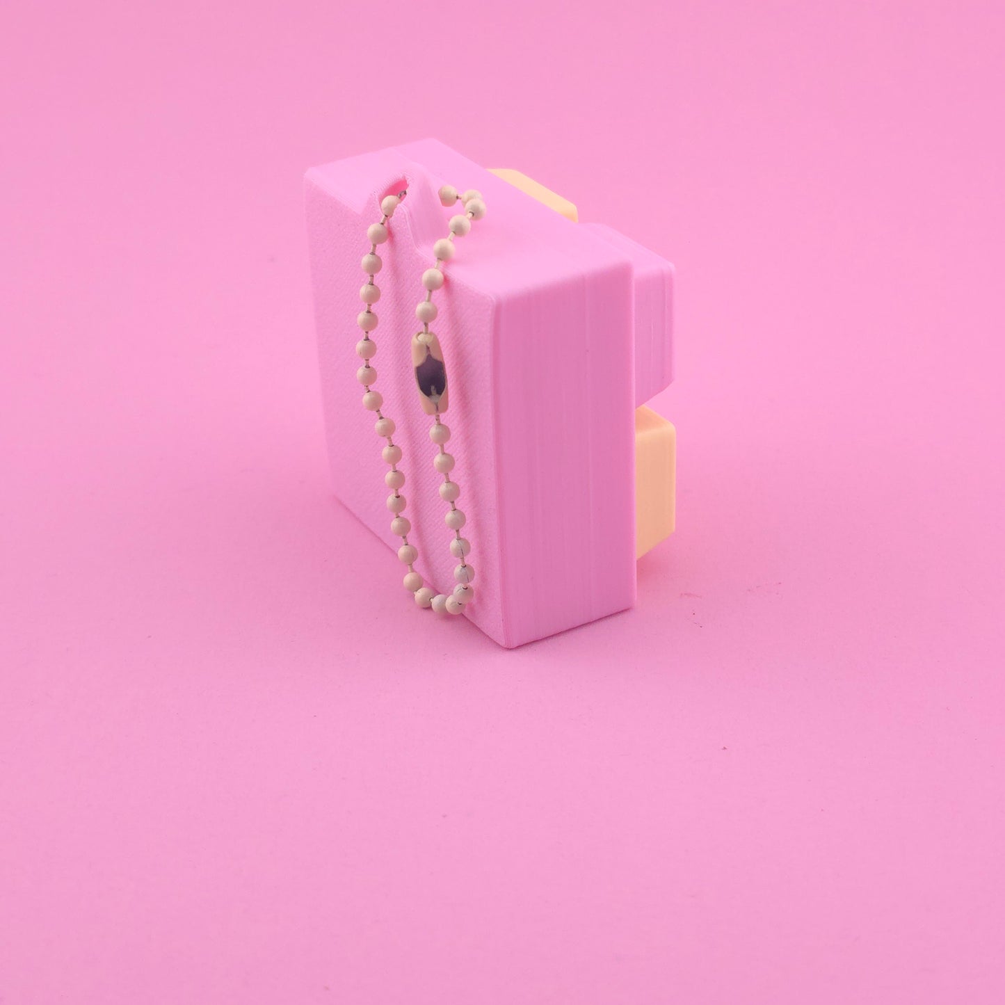 Fidget Clicker, Keyboard Clicker - Yellow & Pink