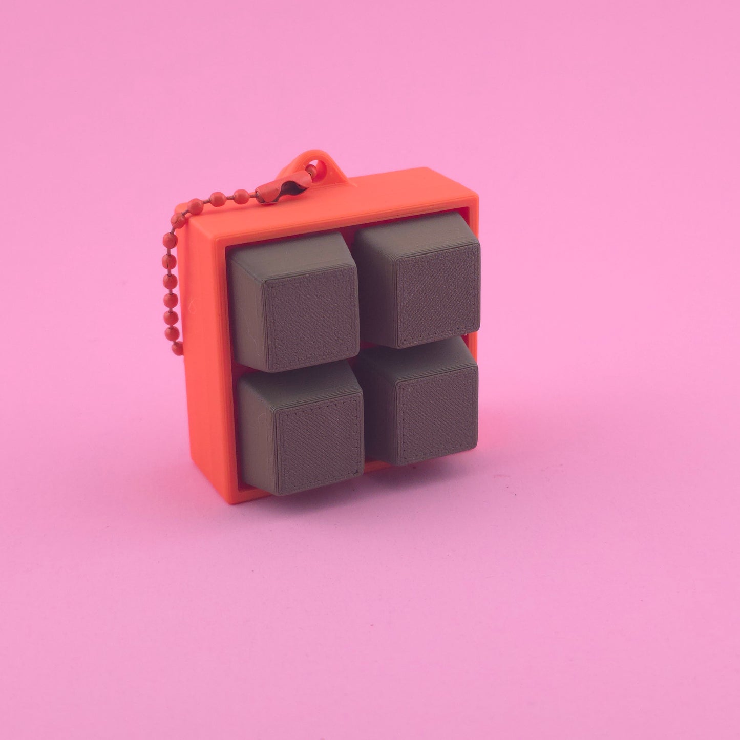Fidget Clicker, Keyboard Clicker - Orange & Green