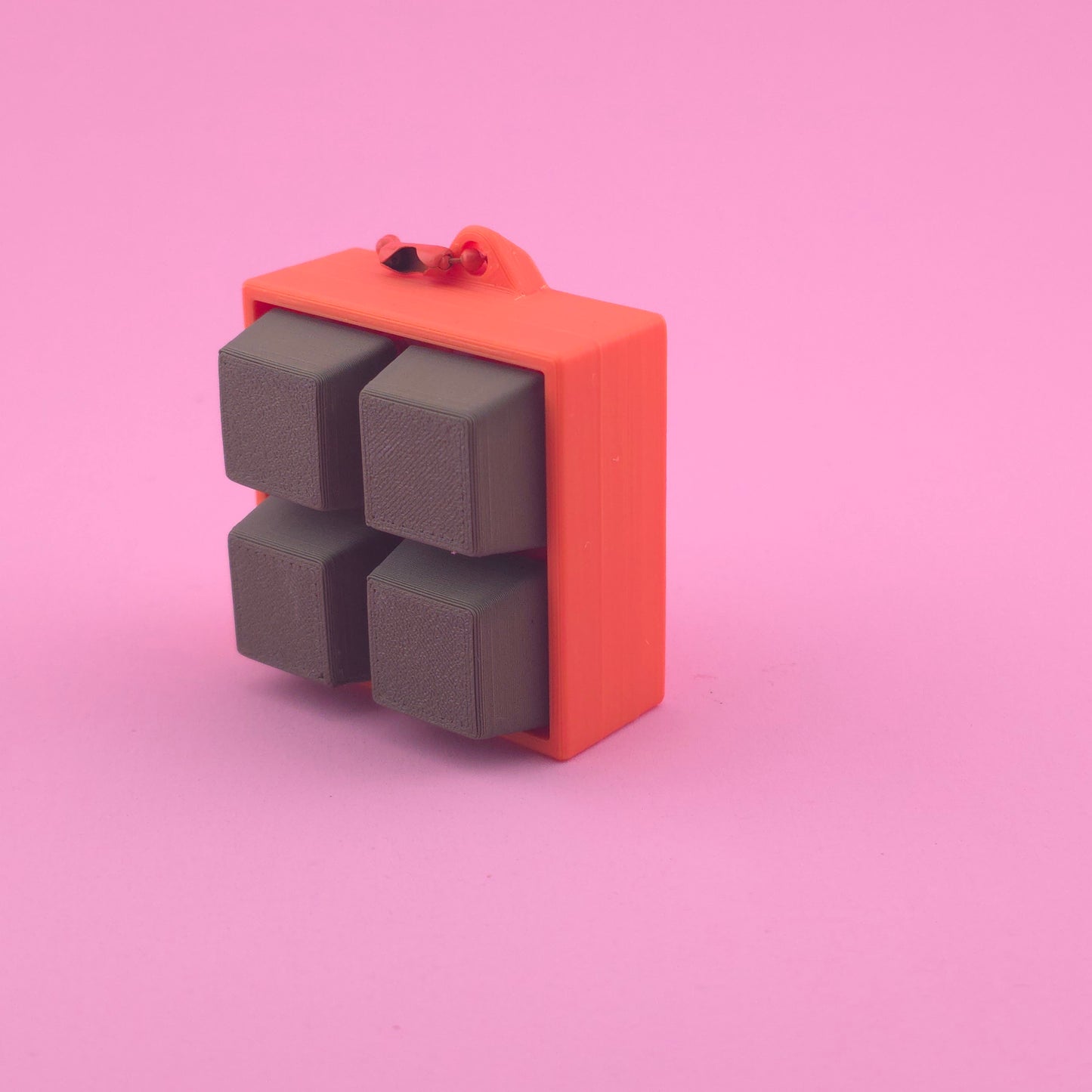 Fidget Clicker, Keyboard Clicker - Orange & Green