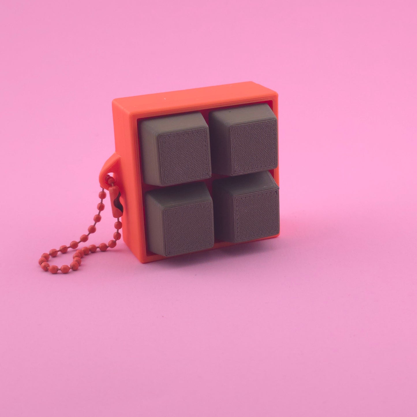 Fidget Clicker, Keyboard Clicker - Orange & Green