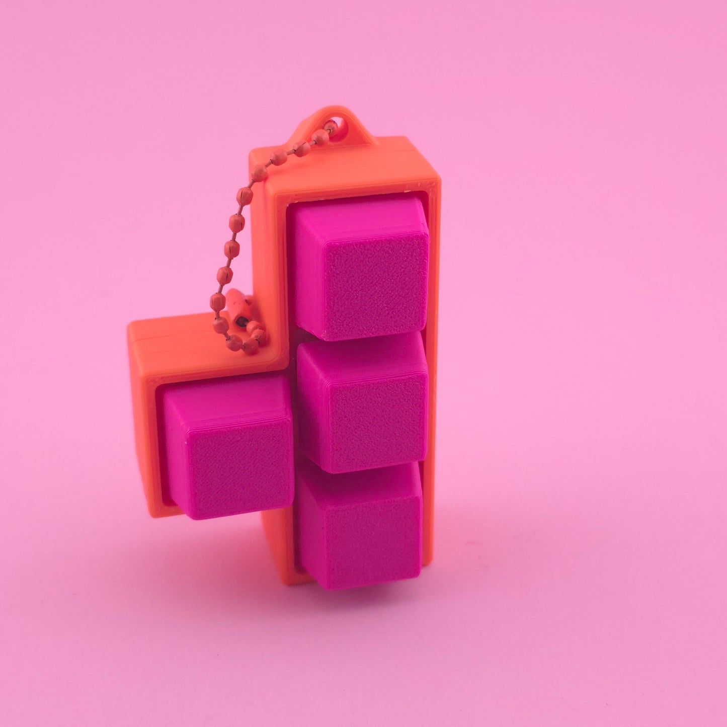Fidget Clicker, Keyboard Clicker Orange & Pink