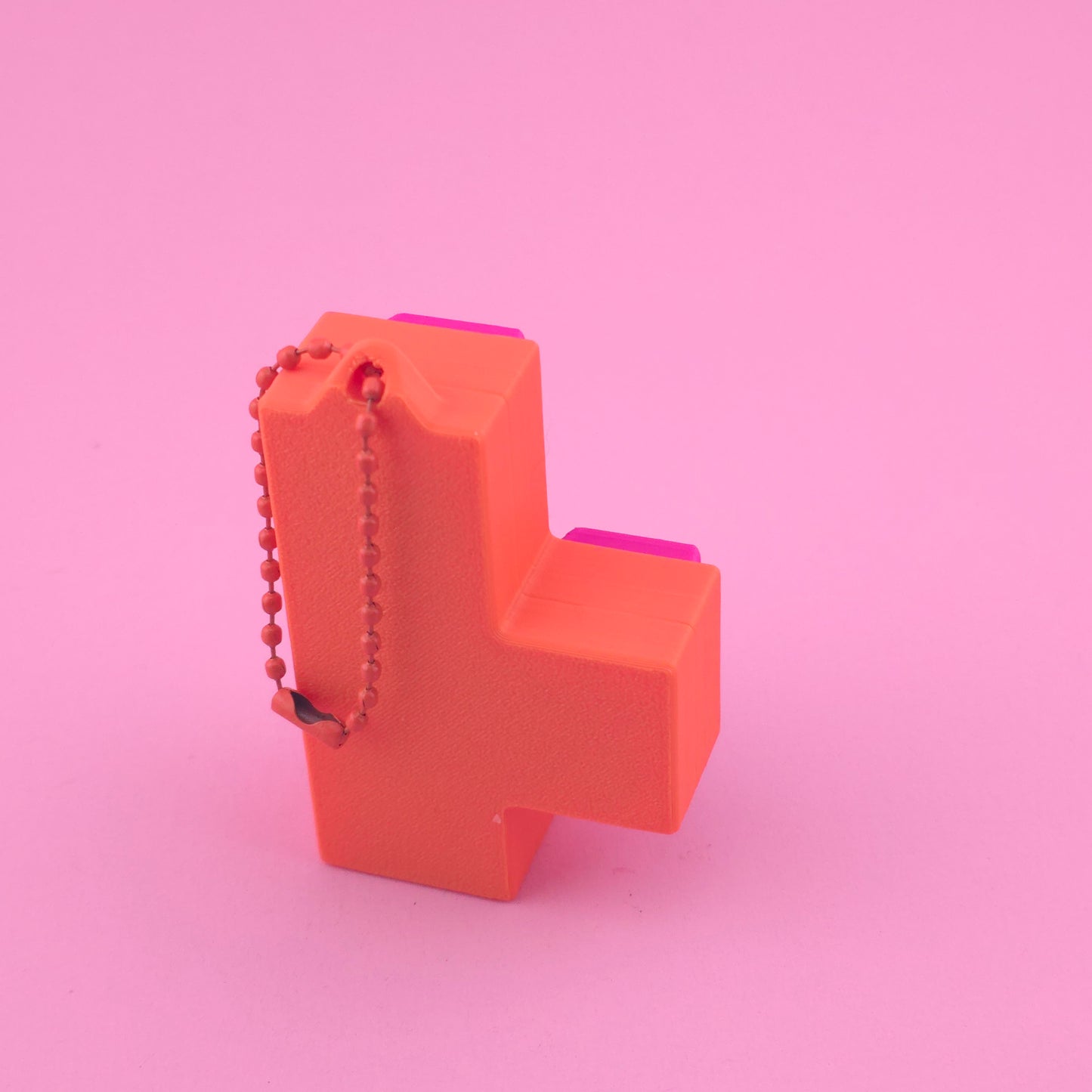 Fidget Clicker, Keyboard Clicker Orange & Pink