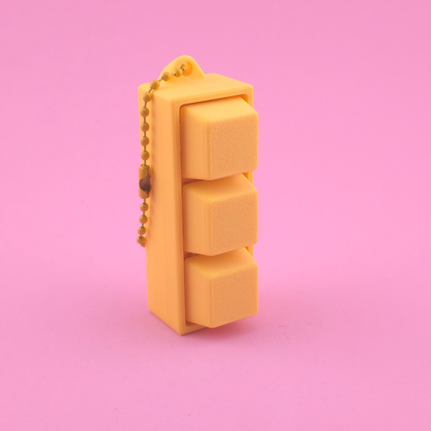 Fidget Clicker, Keyboard Clicker - Yellow