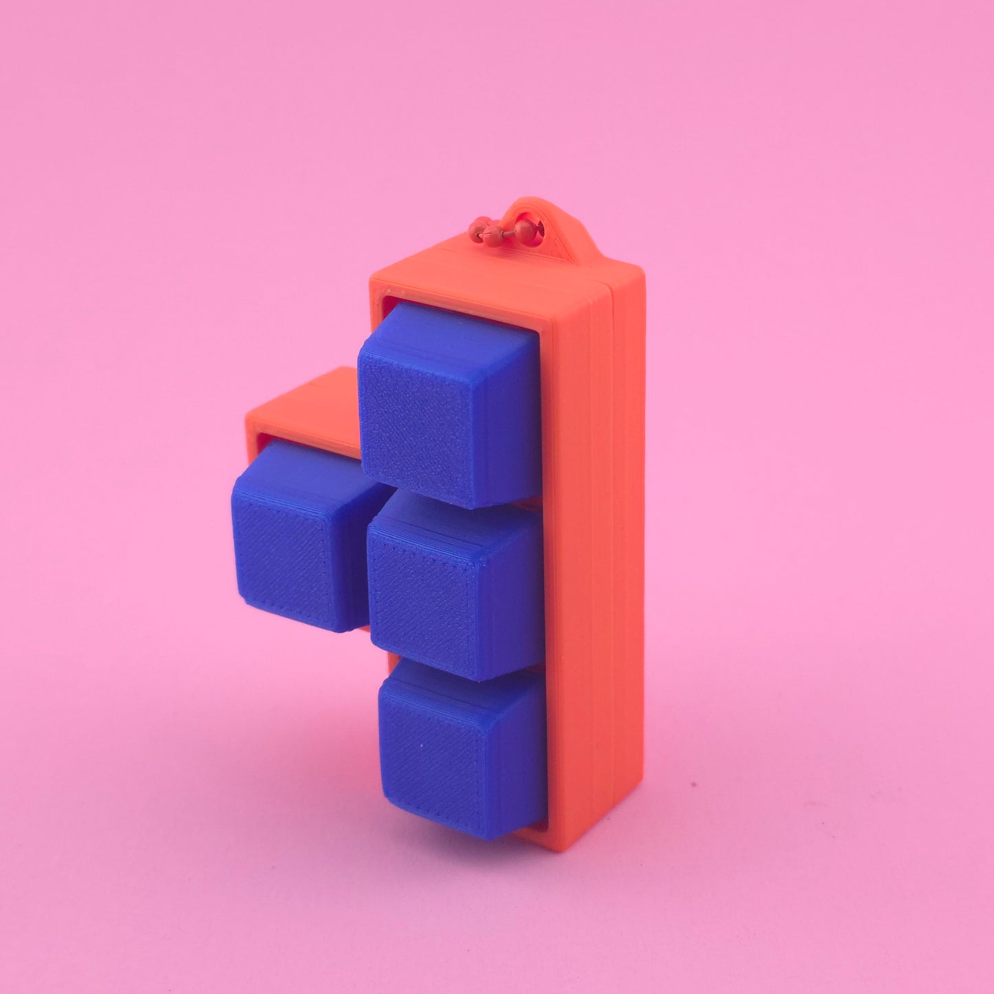 Fidget Clicker, Keyboard Clicker - Orange & Blue