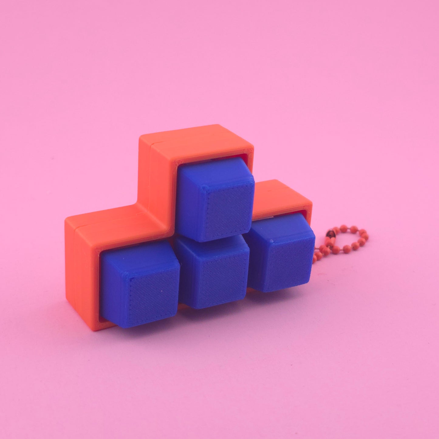 Fidget Clicker, Keyboard Clicker - Orange & Blue