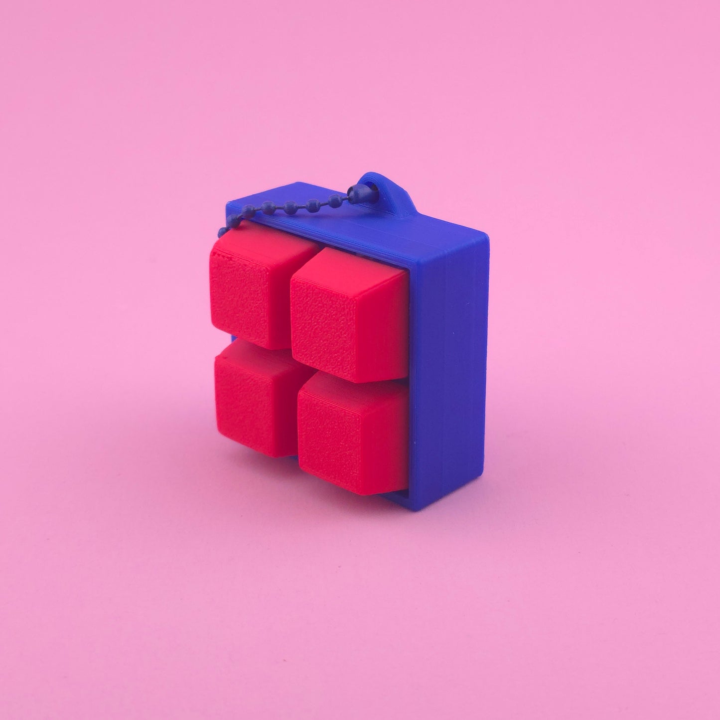 Fidget Clicker, Keyboard Clicker - Blue & Red