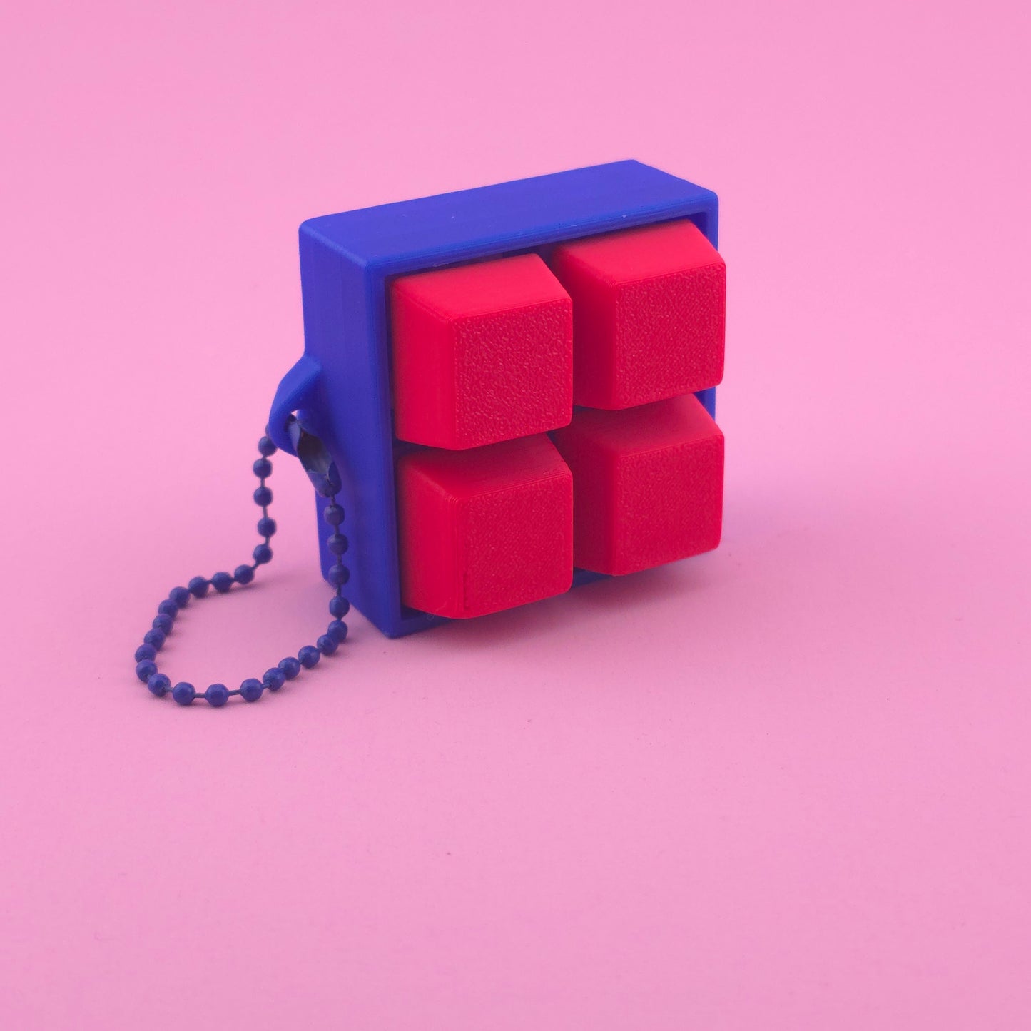 Fidget Clicker, Keyboard Clicker - Blue & Red