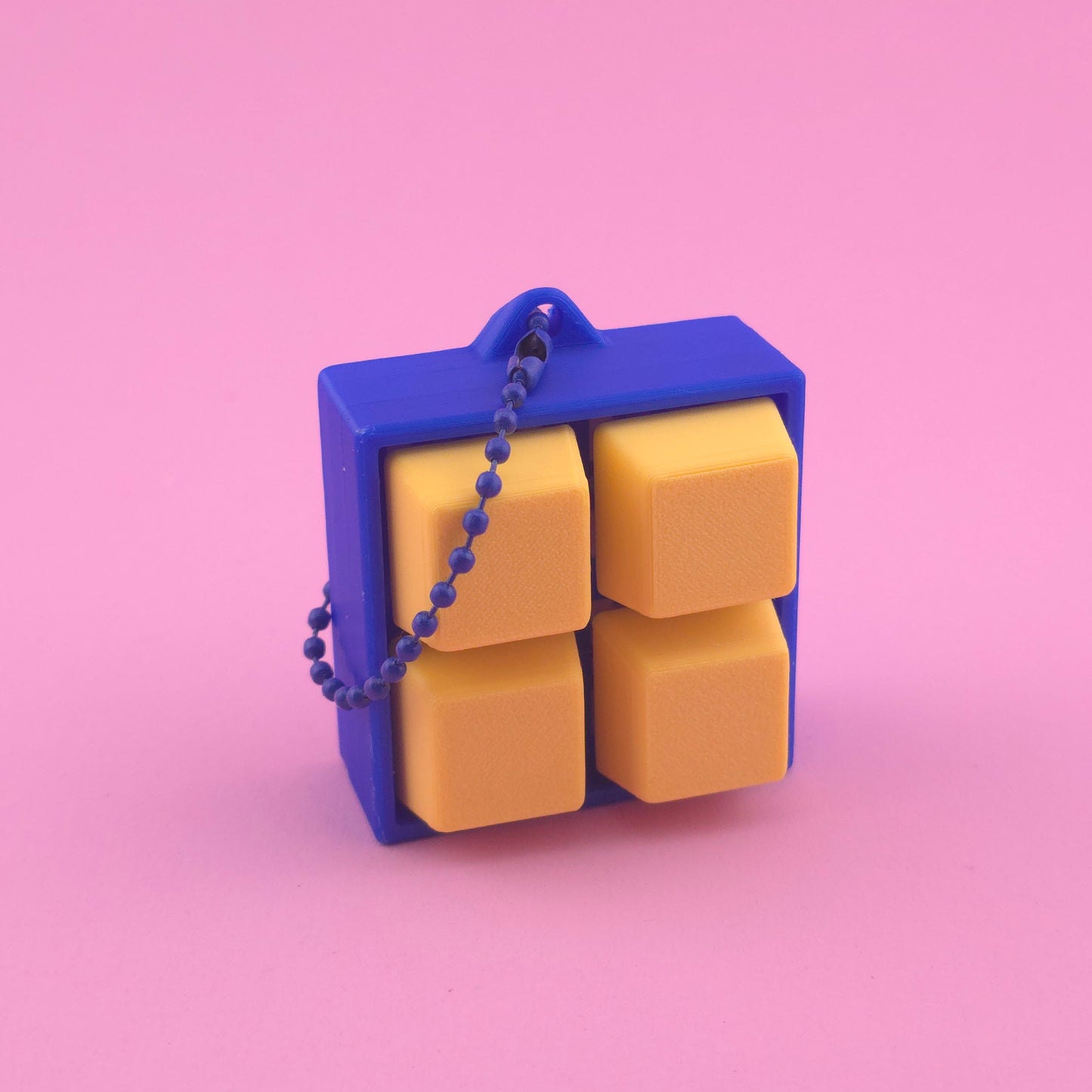 Fidget Clicker, Keyboard Clicker - Blue & Yellow