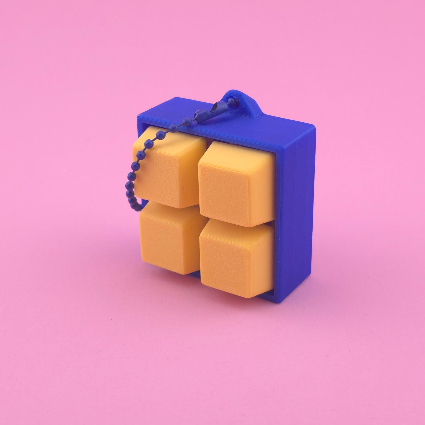Fidget Clicker, Keyboard Clicker - Blue & Yellow