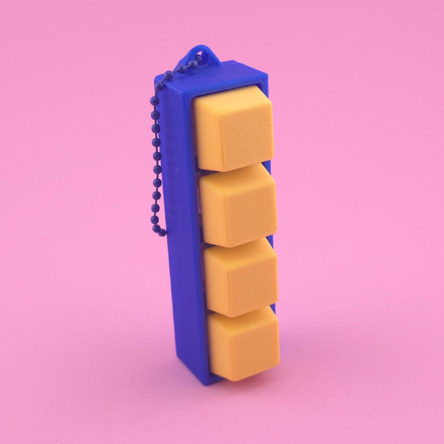 Fidget Clicker, Keyboard Clicker - Blue & Yellow