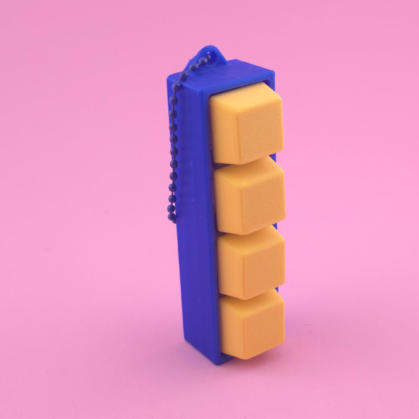 Fidget Clicker, Keyboard Clicker - Blue & Yellow