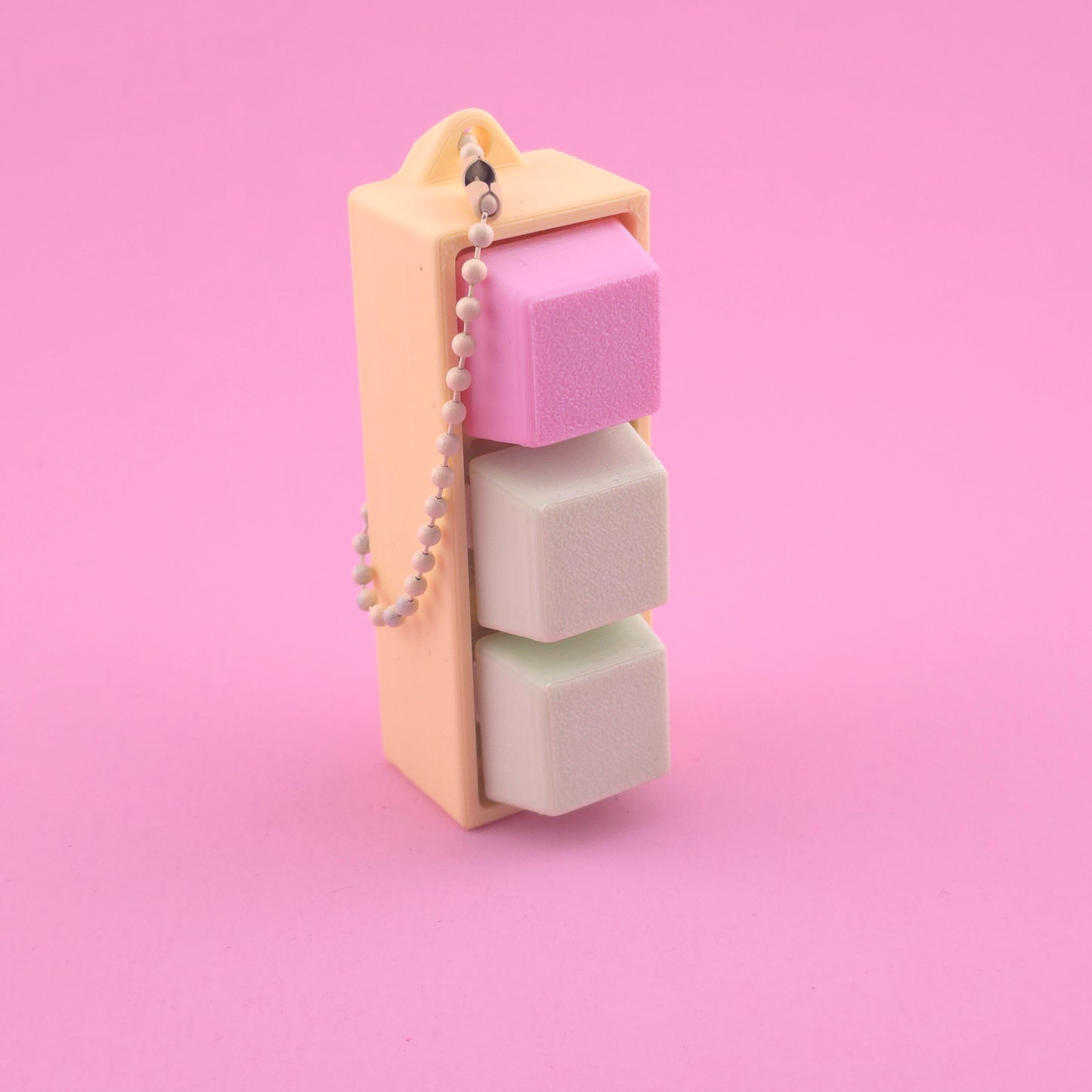 Fidget Clicker, Keyboard Clicker - Yellow, Green and Pink