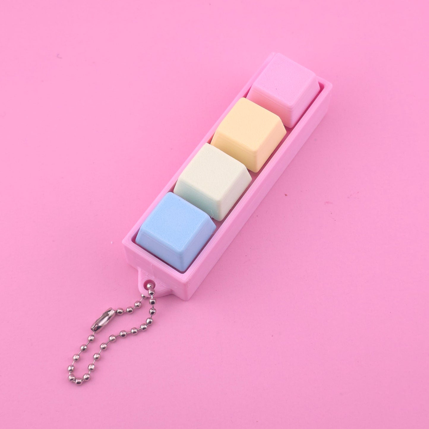 Fidget Clicker, Keyboard Clicker - Pink, Blue, Green & Yellow