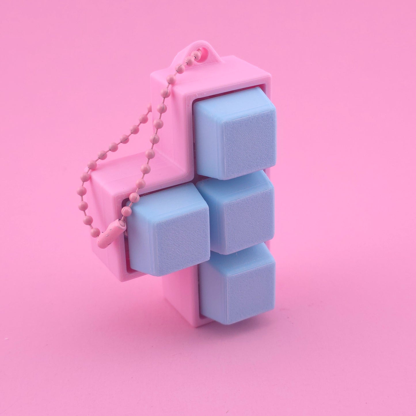 Fidget Clicker, Keyboard Clicker - Pink & Blue