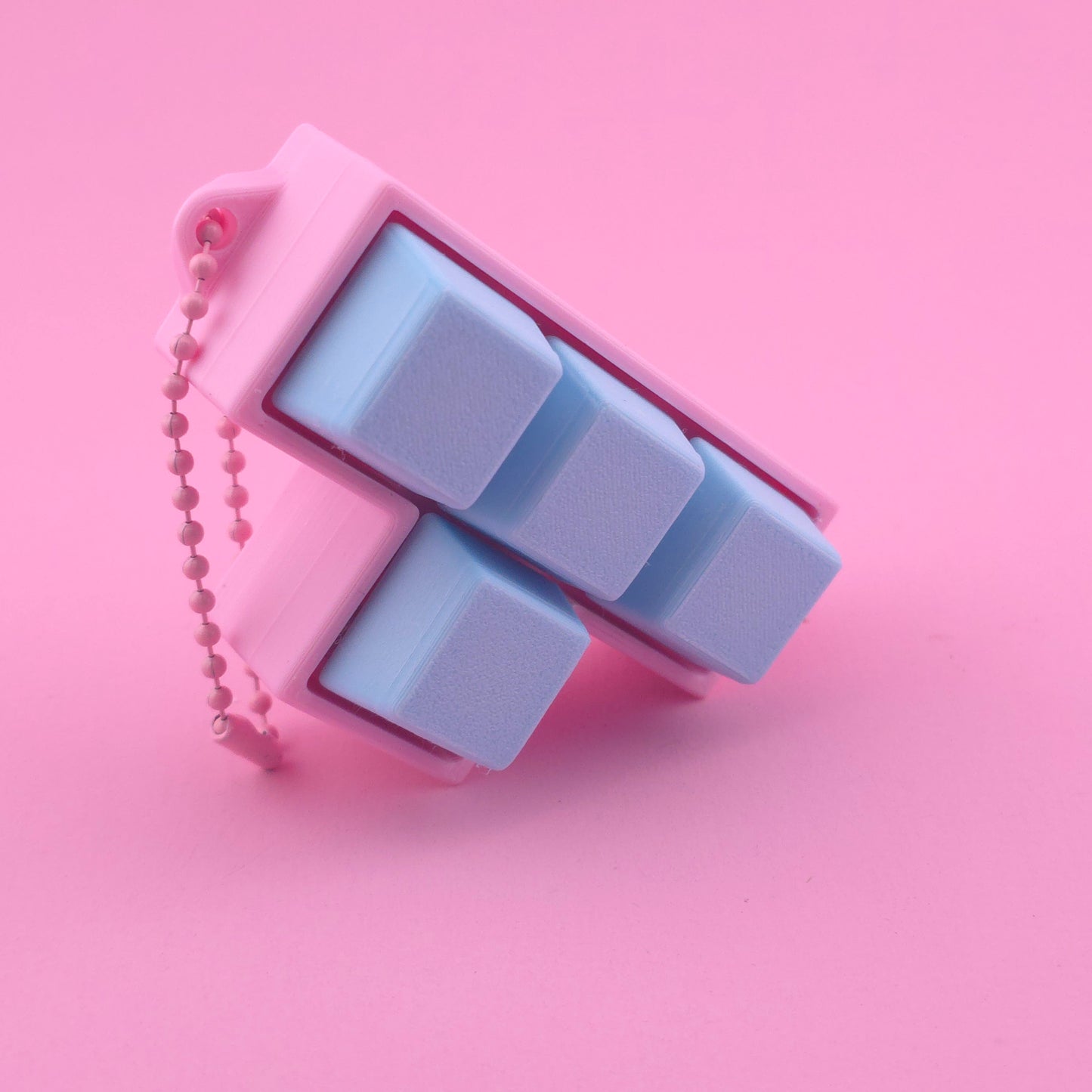 Fidget Clicker, Keyboard Clicker - Pink & Blue