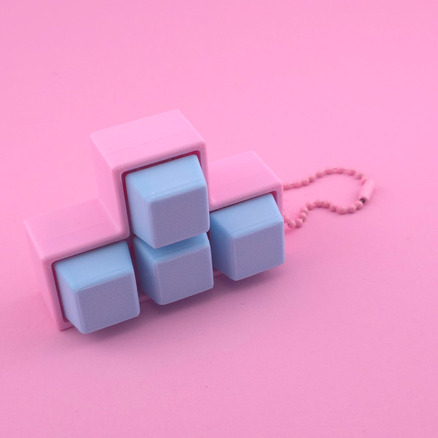 Fidget Clicker, Keyboard Clicker - Pink & Blue