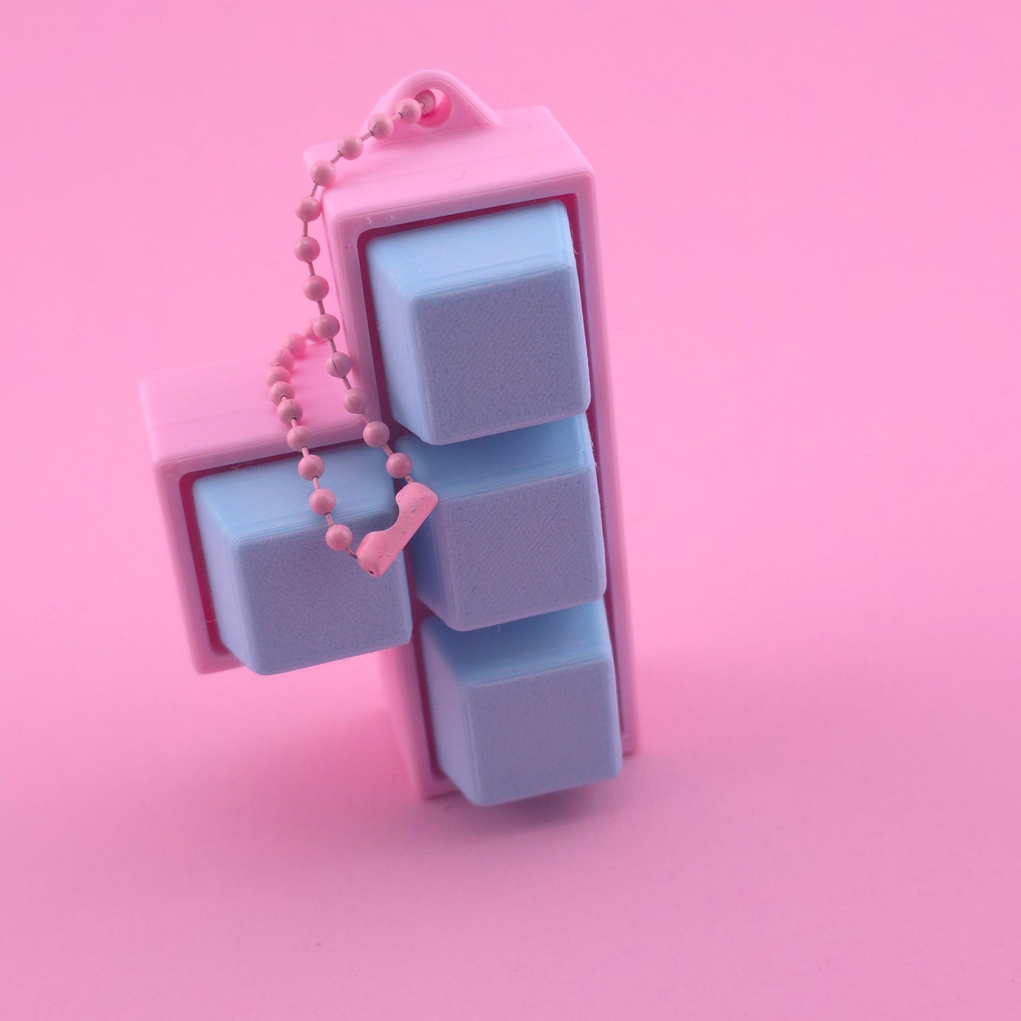 Fidget Clicker, Keyboard Clicker - Pink & Blue